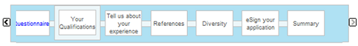 Image showing a progress bar in a career section.